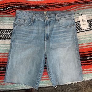 7 for all man kind shorts!